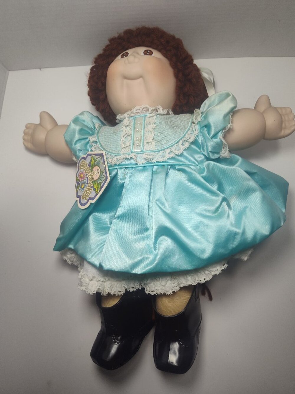 1985 Cabbage Patch Kids Porcelain Melanie Susanne 16" COA Box